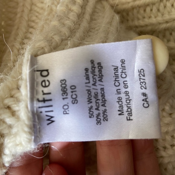 Aritzia Wilfred Alpaca Wool Blend Sweater-dress - Picture 4 of 6